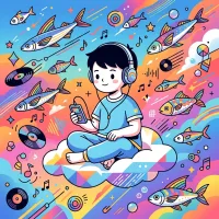 Gen Z Müzik Tanrısı - Uçan Balıklar & Pop-Art
